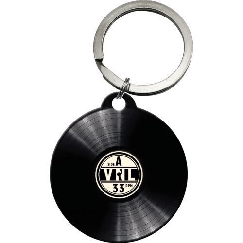 Nostalgic-Art Keyring Round Retro Vinyl