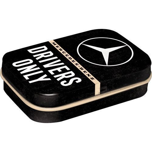 Nostalgic-Art Mint Box Mercedes-Benz Drivers Only 4x6x2cm