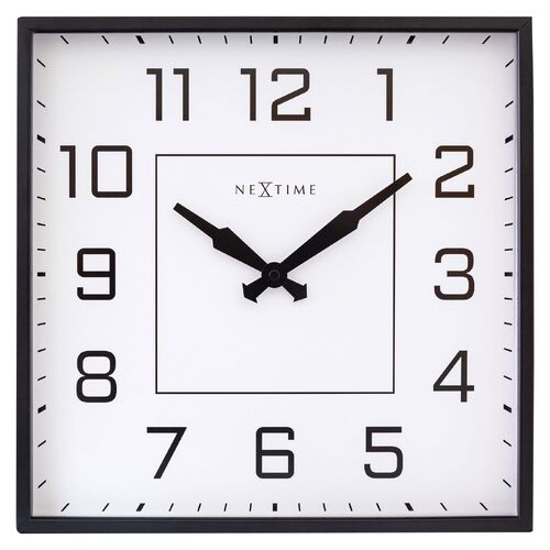 NeXtime Be Square Wall Clock 35 x 35cm