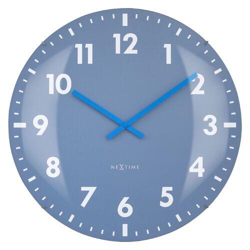 NeXtime Duomo Wall Clock 50cm Blue