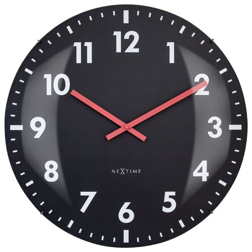 NeXtime Duomo Wall Clock 50cm Black