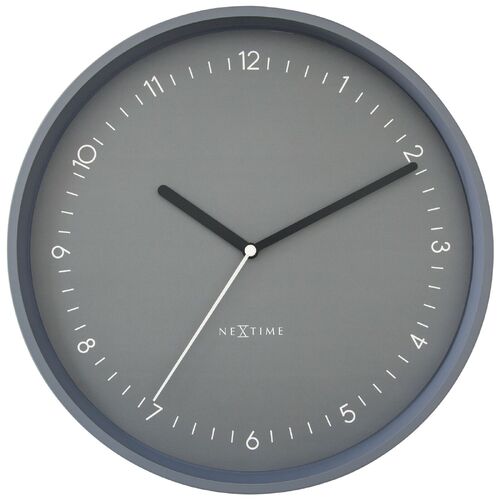 NeXtime Berlin Wall Clock 30cm Grey