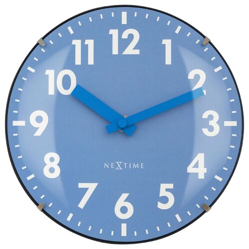 NeXtime Duomo Mini Table Clock 20cm Blue