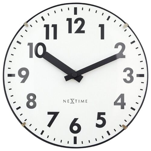 NeXtime Duomo Mini Table Clock 20cm White