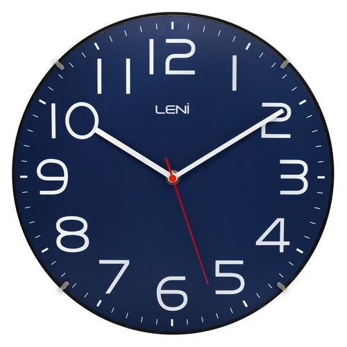 Leni Classic Wall Clock Navy 30cm