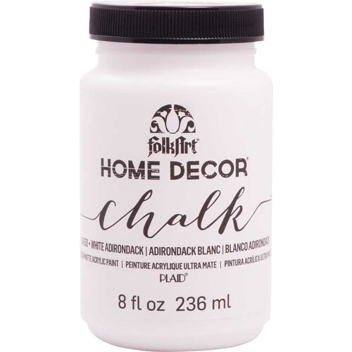 FolkArt Home Decor Chalk Paint 236ml White Adirondack