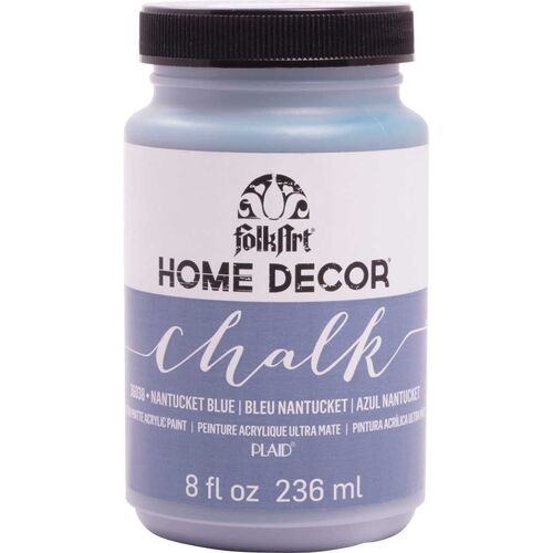 FolkArt Home Decor Chalk Paint 236ml Nantucket Blue