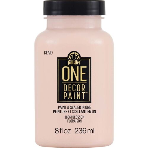 FolkArt One Decor Paint 236ml Blossom - Eggshell Finish