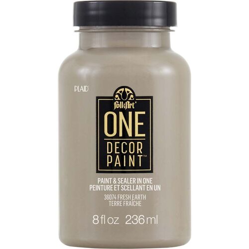 FolkArt One Decor Paint 236ml Fresh Earth - Eggshell Finish