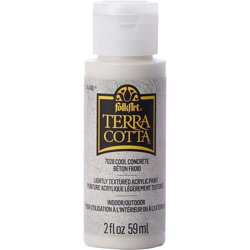 FolkArt Terra Cotta Paint 59ml Cool Concrete