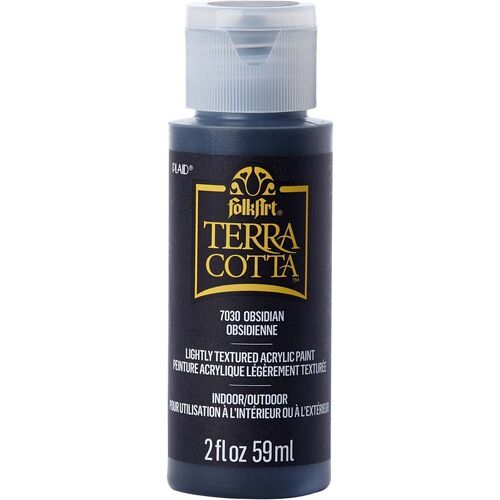 FolkArt Terra Cotta Paint 59ml Obsidian