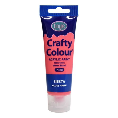 Crafty Colour Acrylic Paint 75ml Siesta