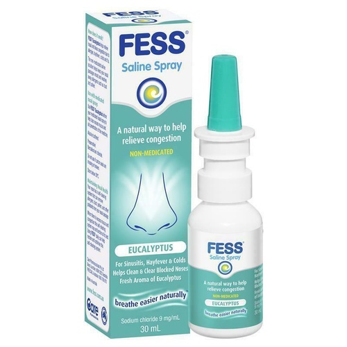 Fess Nasal Eucalyptus Spray - 30ml Relieve Nasal and Sinus Congestion