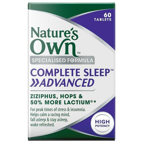 Natures Own Complete Sleep Advanced Tablets 60