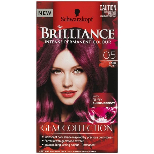 Schwarzkopf Brilliance 01 Fiery Topez -  stunning iridescent results