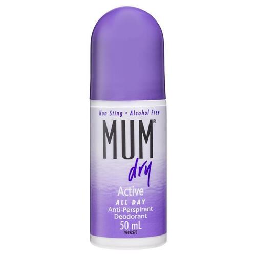 Mum Dry Roll On Active 50ml