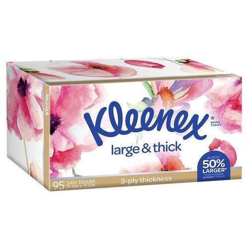 Kleenex Facial Tissues 95 Large and Thick