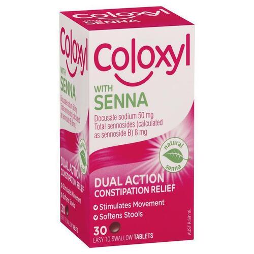 Coloxyl & Senna 30 Tablets