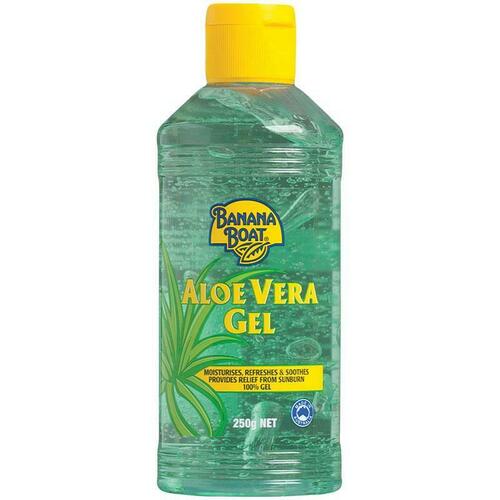 Banana Boat After Sun Aloe Gel 250g Pure Aloe Extract Soothes burns