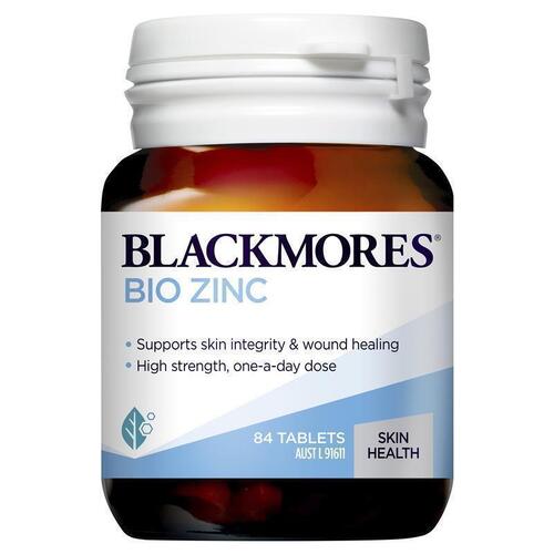 Blackmores Bio Zinc Skin Health Immune Support Vitamin 84 Tablets