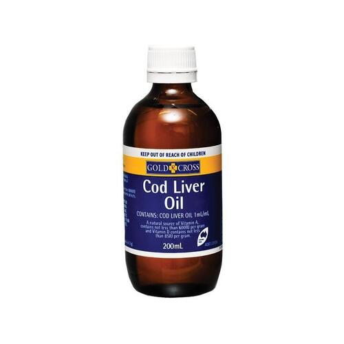 Cod Liver Oil 200ml Gold Cross
