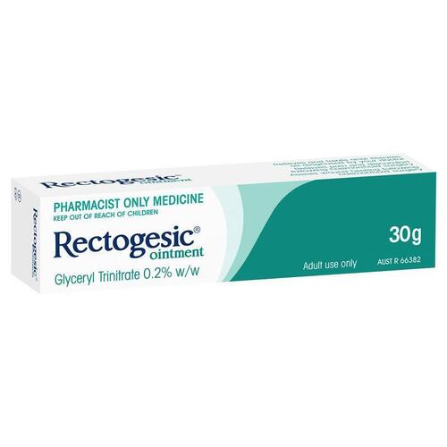 Rectogesic Ointment 30g - Glyceryl Trinitrate (S3)