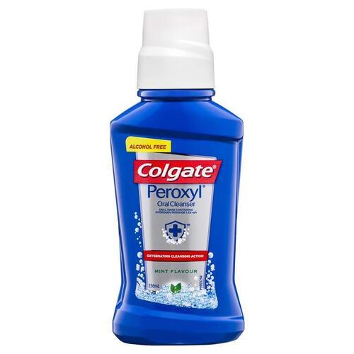 Colgate Peroxyl Oral Cleanser Mint Flavour 236mL