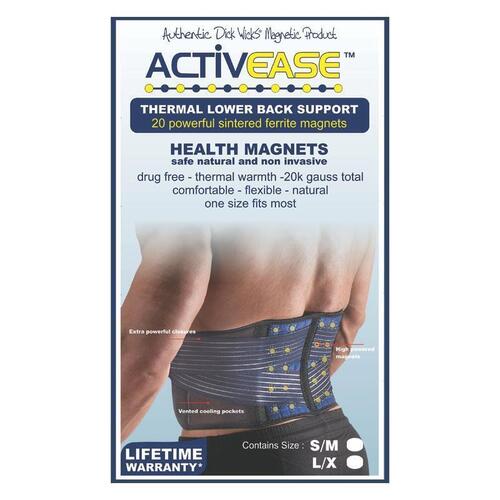 Dick Wicks ActivEase Thermal Back Support Small/Medium