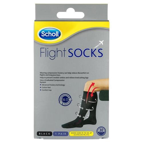 Scholl Flight Socks Unisex Size 9-12