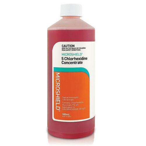 Microshield 5 Chlorhexidine Antiseptic Concentrate 500ml