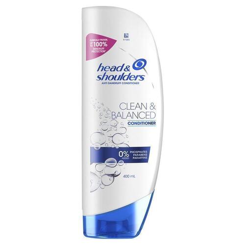 Head & Shoulders Clean & Balanced Anti-Dandruff Conditioner 400mL