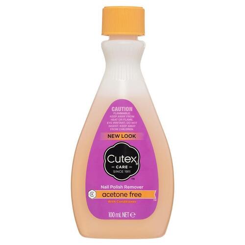 Cutex Nail Polish Remover Acetone Free 100mL