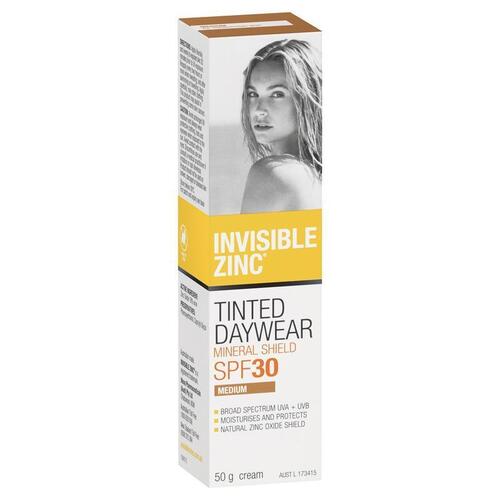 Invisible Zinc Tinted Daywear Medium SPF 30+ 50g