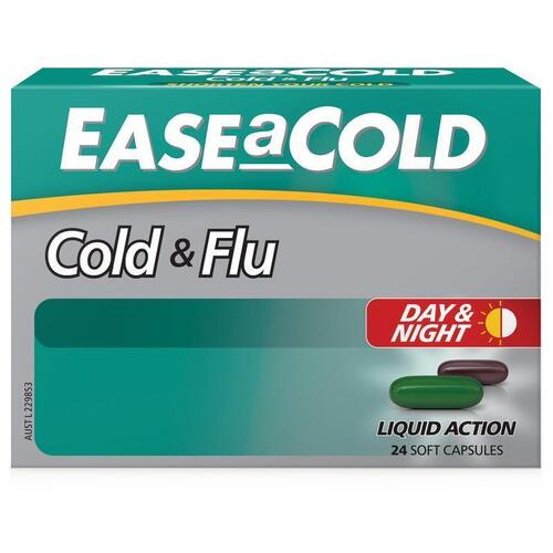 Ease a Cold Cold & Flu Day & Night 24 Capsules