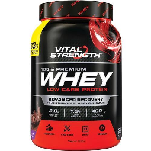 VitalStrength Launch Whey Protein 1kg Chocolate