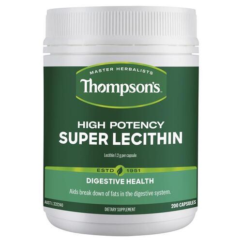 Thompson's High Potency Super Lecithin 200 Capsules