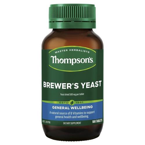 Thompson's Brewer's Yeast 100 Tablets