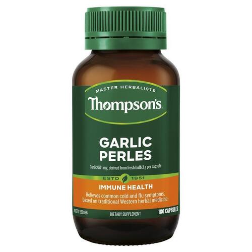 Thompson's Garlic Perles 180 Capsules