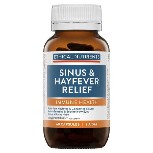 Ethical Nutrients Sinus & Hayfever Relief 60 Tablets