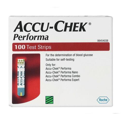 Accu-Chek Performa Blood Glucose Strips 100