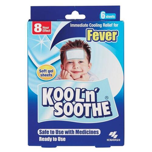 Kool n Soothe Kids Fever Relief - 6 Sheets