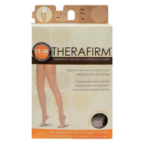 Oapl 68453 Therafirm Thigh Stocking with Lace Top X-Large