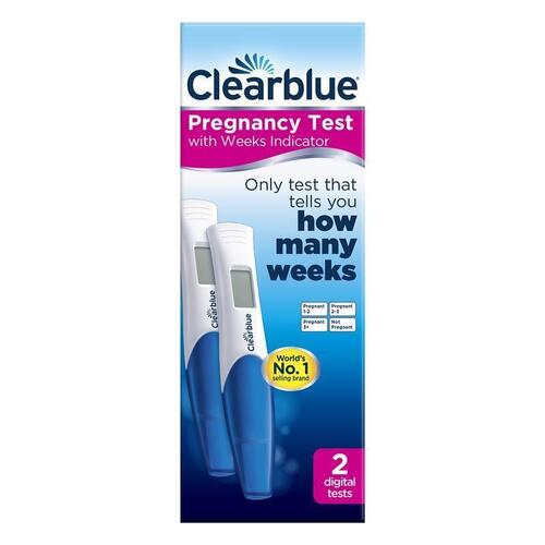 Clearblue Digital Pregnancy Test Weeks Indicator 2 Tests