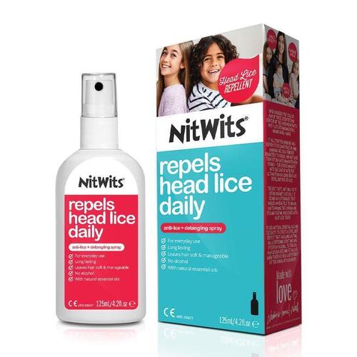 Nitwits Anti Lice & Detangling Spray 125ml