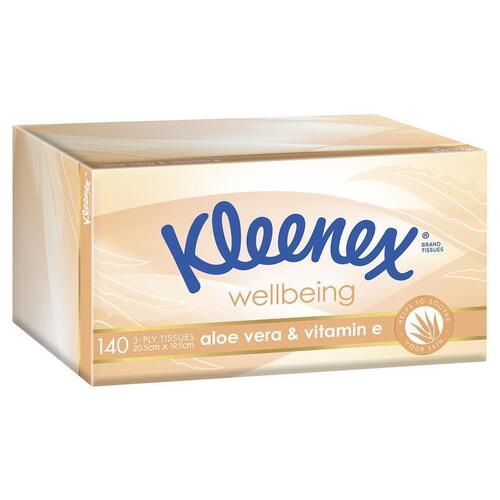 Kleenex Facial Tissues 140 Aloe Vera