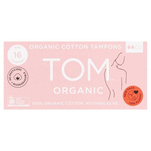 TOM Organic Tampons Mini 16 Pack