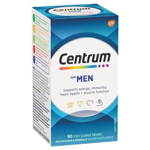 Centrum For Men 90 Tablets Exclusive Size
