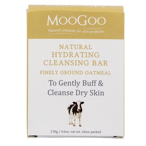 MooGoo Hydrating Cleansing Bar Finely Ground Oatmeal 130g