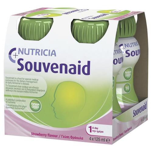 Souvenaid Memory Drink Strawberry 4 Pack