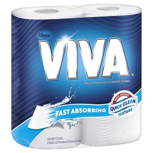 Kleenex Viva White Paper Towel 2 Pack